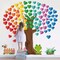 Classroom Tree Bulletin Board Decorations, Hearts Bulletin Board Tree Cutouts Set